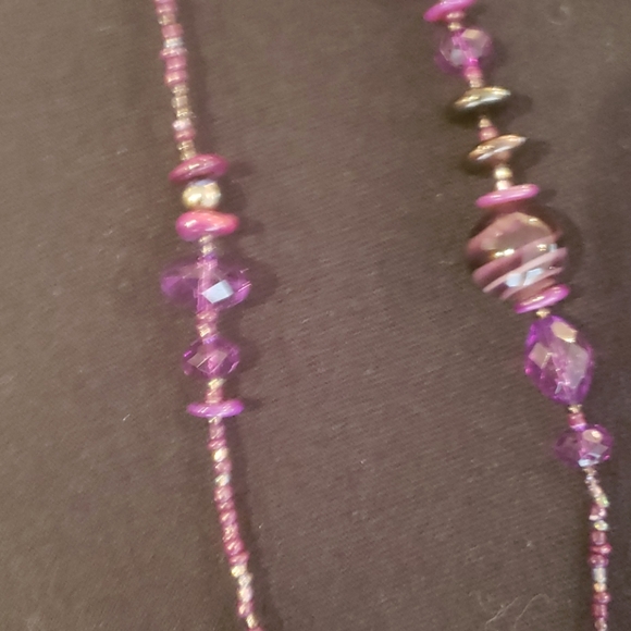 Elegant long beaded necklace - Picture 2 of 2